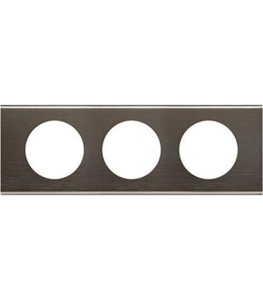 Рамка на 3 поста Legrand Celiane, черный никель {PRODUCT_REFERENCE}