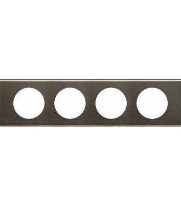 Рамка на 4 поста Legrand Celiane, черный никель {PRODUCT_REFERENCE}