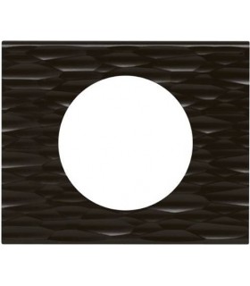 Рамка на 1 пост Legrand Celiane, Corian черный рифленый {PRODUCT_REFERENCE}