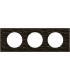 Рамка на 3 поста Legrand Celiane, Corian черный рифленый {PRODUCT_REFERENCE}