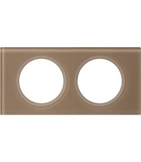 Рамка на 2 поста Legrand Celiane, смальта мокка {PRODUCT_REFERENCE}
