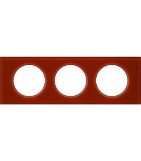 Рамка на 3 поста Legrand Celiane, смальта кармин {PRODUCT_REFERENCE}