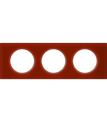 Рамка на 3 поста Legrand Celiane, смальта кармин {PRODUCT_REFERENCE}