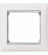 Рамка на 1 пост Legrand Valena, белый/серебро {PRODUCT_REFERENCE}