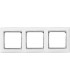 Рамка на 3 поста горизонтальная Legrand Valena, белый/серебро {PRODUCT_REFERENCE}
