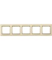 Рамка на 5 постов горизонтальная Legrand Valena, слоновая кость/золото {PRODUCT_REFERENCE}