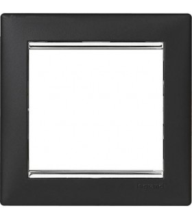 Рамка на 1 пост Legrand Valena, ноктюрн/серебро {PRODUCT_REFERENCE}