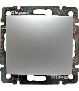 Переключатель одноклавишный Legrand Valena, алюминий {PRODUCT_REFERENCE}