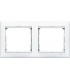 Рамка на 2 поста горизонтальная Legrand Valena, белый {PRODUCT_REFERENCE}