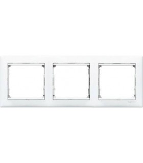 Рамка на 3 поста горизонтальная Legrand Valena, белый {PRODUCT_REFERENCE}