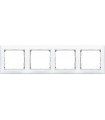 Рамка на 4 поста горизонтальная Legrand Valena, белый {PRODUCT_REFERENCE}
