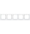 Рамка на 5 постов горизонтальная Legrand Valena, белый {PRODUCT_REFERENCE}