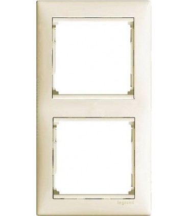 Рамка на 2 поста вертикальная Legrand Valena, слоновая кость {PRODUCT_REFERENCE}