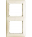 Рамка на 2 поста вертикальная Legrand Valena, слоновая кость {PRODUCT_REFERENCE}