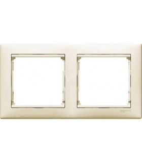 Рамка на 2 поста горизонтальная Legrand Valena, слоновая кость {PRODUCT_REFERENCE}