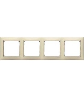 Рамка на 4 поста горизонтальная Legrand Valena, слоновая кость {PRODUCT_REFERENCE}