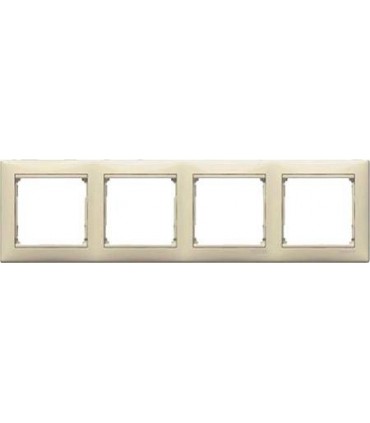 Рамка на 4 поста горизонтальная Legrand Valena, слоновая кость {PRODUCT_REFERENCE}
