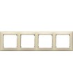 Рамка на 4 поста горизонтальная Legrand Valena, слоновая кость {PRODUCT_REFERENCE}