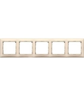 Рамка на 5 постов горизонтальная Legrand Valena, слоновая кость {PRODUCT_REFERENCE}