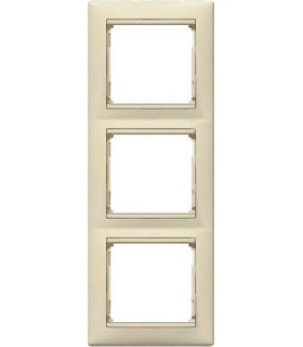 Рамка на 3 поста вертикальная Legrand Valena, слоновая кость {PRODUCT_REFERENCE}