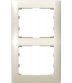 Рамка на 2 поста вертикальная Legrand Galea Life, жемчуг {PRODUCT_REFERENCE}