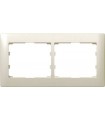 Рамка на 2 поста горизонтальная Legrand Galea Life, жемчуг {PRODUCT_REFERENCE}