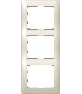 Рамка на 3 поста вертикальная Legrand Galea Life, жемчуг {PRODUCT_REFERENCE}