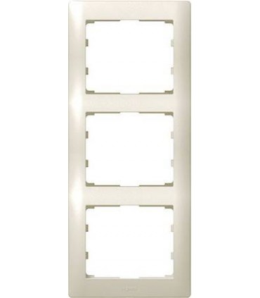 Рамка на 3 поста вертикальная Legrand Galea Life, жемчуг {PRODUCT_REFERENCE}