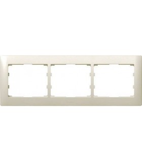 Рамка на 3 поста горизонтальная Legrand Galea Life, жемчуг {PRODUCT_REFERENCE}