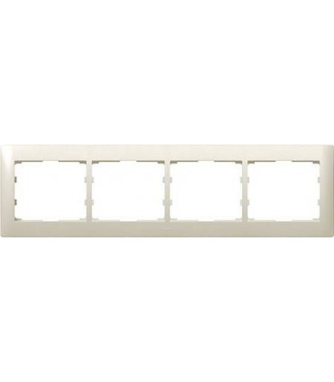 Рамка на 4 поста горизонтальная Legrand Galea Life, жемчуг {PRODUCT_REFERENCE}
