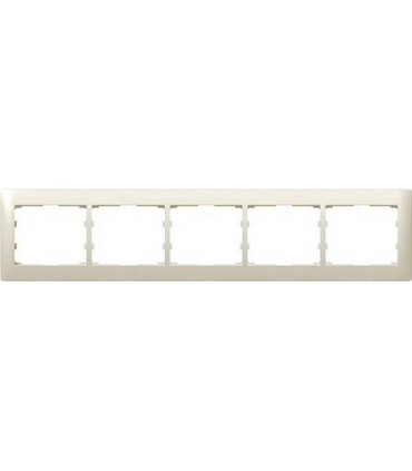 Рамка на 5 постов горизонтальная Legrand Galea Life, жемчуг {PRODUCT_REFERENCE}