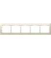 Рамка на 5 постов горизонтальная Legrand Galea Life, жемчуг {PRODUCT_REFERENCE}