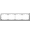 Рамка на 4 поста горизонтальная Legrand Galea Life, алюминий {PRODUCT_REFERENCE}