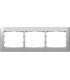 Рамка на 3 поста горизонтальная Legrand Galea Life, алюминий {PRODUCT_REFERENCE}