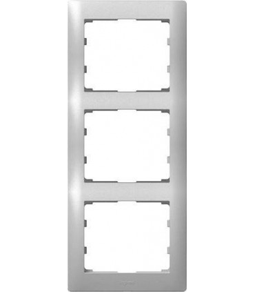 Рамка на 3 поста вертикальная Legrand Galea Life, алюминий {PRODUCT_REFERENCE}