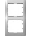 Рамка на 2 поста вертикальная Legrand Galea Life, алюминий {PRODUCT_REFERENCE}
