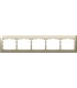 Рамка на 5 постов горизонтальная Legrand Galea Life, титан {PRODUCT_REFERENCE}