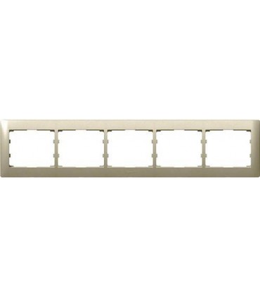 Рамка на 5 постов горизонтальная Legrand Galea Life, титан {PRODUCT_REFERENCE}