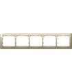 Рамка на 5 постов горизонтальная Legrand Galea Life, титан {PRODUCT_REFERENCE}