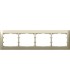 Рамка на 4 поста горизонтальная Legrand Galea Life, титан {PRODUCT_REFERENCE}