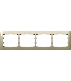 Рамка на 4 поста горизонтальная Legrand Galea Life, титан {PRODUCT_REFERENCE}