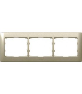 Рамка на 3 поста горизонтальная Legrand Galea Life, титан {PRODUCT_REFERENCE}