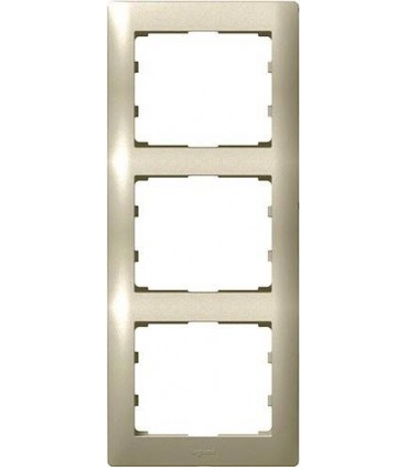 Рамка на 3 поста вертикальная Legrand Galea Life, титан {PRODUCT_REFERENCE}