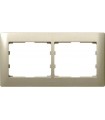 Рамка на 2 поста горизонтальная Legrand Galea Life, титан {PRODUCT_REFERENCE}