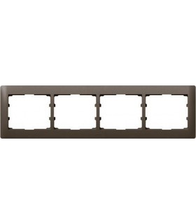 Рамка на 4 поста горизонтальная Legrand Galea Life, темная бронза {PRODUCT_REFERENCE}
