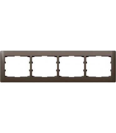 Рамка на 4 поста горизонтальная Legrand Galea Life, темная бронза {PRODUCT_REFERENCE}