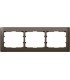 Рамка на 3 поста горизонтальная Legrand Galea Life, темная бронза {PRODUCT_REFERENCE}
