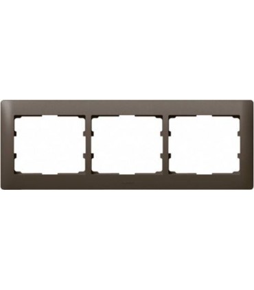 Рамка на 3 поста горизонтальная Legrand Galea Life, темная бронза {PRODUCT_REFERENCE}