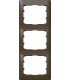 Рамка на 3 поста вертикальная Legrand Galea Life, темная бронза {PRODUCT_REFERENCE}