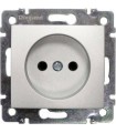 Силовая розетка на винтах Legrand Valena, алюминий {PRODUCT_REFERENCE}